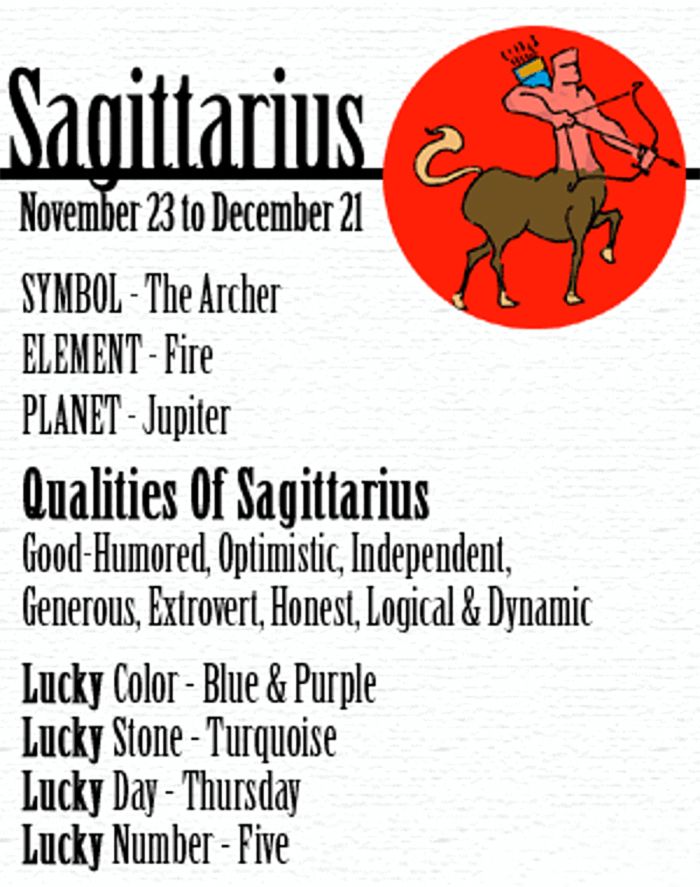 Sun in Sagittarius Zodiac Signs